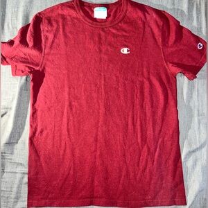 Champion Maroon Tee with Logo
